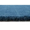 Tapis bleu pétrole shaggy doux uni Loft Esprit Home