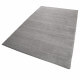 Tapis gris caillou shaggy doux uni Loft Esprit Home