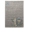 Tapis beige et bleu pastel animaux pour enfant Patchwork Sweetys Sigikid