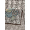 Tapis beige et bleu pastel animaux pour enfant Patchwork Sweetys Sigikid