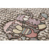 Tapis beige et rose pastel animaux pour enfant Patchwork Sweetys Sigikid