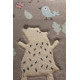 Tapis pour chambre enfant Sigikid taupe Forest