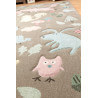 Tapis pour chambre enfant Sigikid taupe Forest