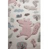 Tapis pour chambre enfant Sigikid blanc Forest