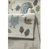 Tapis pour chambre enfant Sigikid taupe et blanc Forest