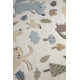 Tapis pour chambre enfant Sigikid taupe et blanc Forest