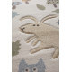 Tapis pour chambre enfant Sigikid taupe et blanc Forest