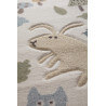 Tapis pour chambre enfant Sigikid taupe et blanc Forest