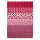 Tapis pour fille rouge rectangle Canon Sigikid