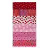 Tapis pour fille rouge rectangle Canon Sigikid