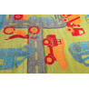 Tapis voitures pour chambre enfant vert Traffic Sigikid