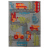 Tapis voitures pour chambre enfant gris Traffic Sigikid