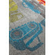 Tapis voitures pour chambre enfant gris Traffic Sigikid