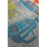 Tapis voitures pour chambre enfant gris Traffic Sigikid