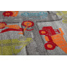 Tapis voitures pour chambre enfant gris Traffic Sigikid