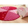 Tapis rond rouge pour enfant Round Canon Sigikid