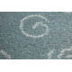 Tapis rond bleu pastel pour enfant Round Canon Sigikid