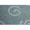 Tapis rond bleu pastel pour enfant Round Canon Sigikid