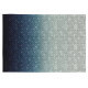 Tapis Berlin Vivabita plat bleu design en coton