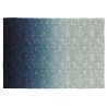 Tapis Berlin Vivabita plat bleu design en coton