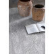 Tapis vintage gris plat Cersei