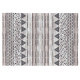 Tapis plat ethnique gris en coton Everest