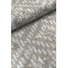 Tapis scandinave beige coton plat Gobi