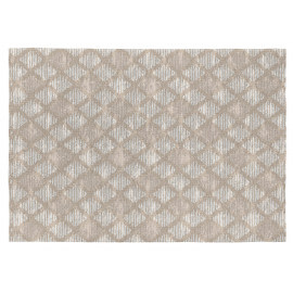 Tapis scandinave gris en coton plat Hallie