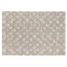 Tapis scandinave gris en coton plat Hallie