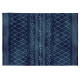 Tapis en coton ethnique bleu plat Vivabita Harold