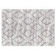 Tapis moderne gris plat en coton Helmi