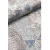 Tapis moderne gris plat en coton Helmi