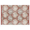 Tapis beige et orange baroque rectangle plat Kelpie