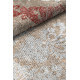 Tapis beige et orange baroque rectangle plat Kelpie