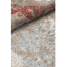 Tapis beige et orange baroque rectangle plat Kelpie