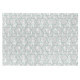 Tapis scandinave vert en coton plat Laisa