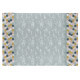 Tapis plat de salon en coton multicolore Monrovia