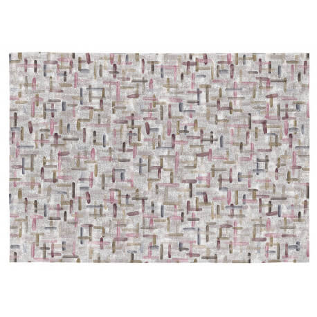 Tapis moderne multicolore plat de salon Naya