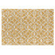 Tapis jaune de salon plat design en coton Nicosia