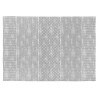 Tapis en coton plat gris intérieur moderne Nilo