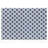 Tapis Vivabita plat bleu en coton scandinave Ontario