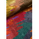 Tapis multicolore design pour salon plat Otori