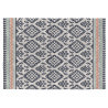 Tapis moderne pour salon bleu plat Rania