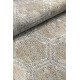 Tapis gris et beige pour salon plat scandinave Riga