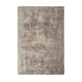 Tapis en polyester shaggy uni rectangle Cloud