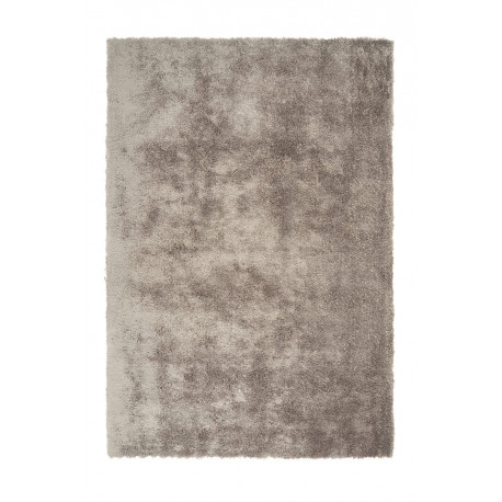 Tapis en polyester shaggy uni rectangle Cloud