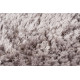 Tapis en polyester shaggy uni rectangle Cloud