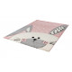 Tapis effet 3D enfant rectangle Justin