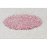 Tapis de chambre pour fille rose Noa