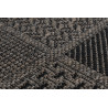 Tapis graphique intérieur et extérieur plat Aline